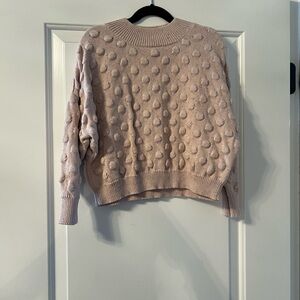 Huxbaby Pink Textured Kids Sweater